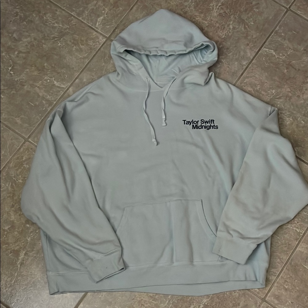 Taylor Swift Midnights Light Blue Hoodie